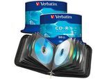 Doppelpack Verbatim CD- R, 50er-Spindel + CD-/DVD-Tasche, gratis