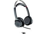 Plantronics UC B825 Telefon On Ear Headset Bluetooth® Stereo Schwarz Noise Cancelling Mikrofon-Stummschaltung