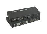 SpeaKa Professional 2 Port KVM-Umschalter HDMI USB 1920 x 1080 Pixel, 3840 x 2160 Pixel