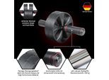 EliteAthlete® Bauchroller Bauchmuskeltrainer - Bauchtrainer für Zuhause - Bauch Weg Abdominal Trainer - AB Wheel Roller inkl. gepolsterter Kniematte - Schwarz