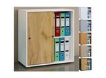 VCM Aktenschrank mit Schiebetüren Lona 2 Fächer