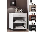VCM Rollbarer Nachtschrank Rolda