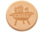 Bierdeckel/Glasabdecker "Born to Grill"