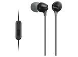Sony MDR-EX15AP In-Ear-Kopfhörer (Rauschunterdrückung, mit Fernbedienung), schwarz
