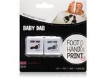 Baby Dab Foot & Hand Print Purple & Grey verf voor kinderafdrukken 2 st