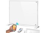 KESSER® Infrarotheizung Energiesparend Infrarot 2in1 Standgerät & Wandmontage Elektroheizung mit Fernbedienung Thermostat & App-Steuerung Timer Elektrisch Heizpaneel Heizung Konvektor Standfüße
