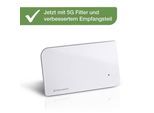 Oehlbach Scope Vision 5G DVB-T2 Aktive DVB-T/T2 Flachantenne Innenbereich Weiß