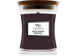 Woodwick Spiced Blackberry geurkaars met een houten lont 275 gr