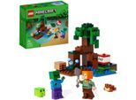 LEGO® Konstruktionsspielsteine Das Sumpfabenteuer (21240), LEGO® Minecraft, (65 St), Made in Europe, bunt