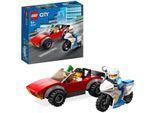 LEGO® Konstruktionsspielsteine Verfolgungsjagd mit dem Polizeimotorrad (60392), LEGO® City, (59 St), Made in Europe, bunt