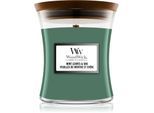 Woodwick Mint Leaves & Oak geurkaars met een houten lont 275 gr