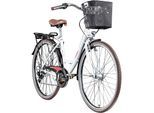 Zündapp Z700 Damenfahrrad 28 Zoll Fahrrad für Damen und Herren ab 150 cm weiß/rot 46 cm