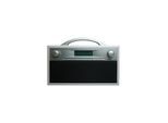 ELTA DAB+ Radio MP3 Wecker LCD-Display Holzgehäuse Silber/ Grau