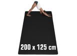 200x116 XXL Fitnessmatte - 6mm Extra Breite Yogamatte - Rutschfeste Sportmatte