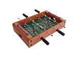 Mini Fußballkicker MCW-J68, Tischspiel Tischkicker inklusive Zubehör, Holz 51x31x10cm