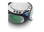 Lenco Radio »Portable Radio/CD-Player SCD-550 Silber«, (CD-Bluetooth FM-Tuner)