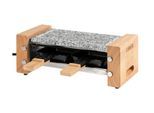 FURBER Raclette "Raclette-Grill 2P Holz/Stein", grau, Raclettes, Raclette