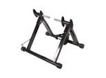 596-027 rollentrainer heimtrainer fahrrad mit luftbremse hometrainer fitnessgerät - Schwarz - Bc-elec