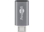 Pro Micro-USB to USB-C adapter- grey