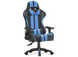 Bigzzia - Gaming Stuhl Ergonomisch - Gamer Stühle mit Lendenkissen + Kopfstütze - Gaming Chair Höhenverstellbar Bürostuhl Computerstuhl für