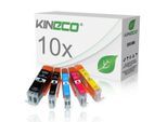 10 Tintenpatronen kompatibel zu Canon PGI-550 CLI-551 XL