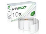 10 Etiketten für Dymo 11354 S0722540 32x57mm