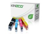 4 Tintenpatronen kompatibel zu HP 364 XL