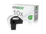 10x Etiketten kompatibel zu Brother DK-22223, 50mm x 30.48m