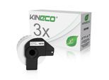 3x Etiketten kompatibel zu Brother DK-22225, 38mm x 30.48m