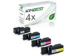 4 Toner kompatibel zu Dell C1660 XL