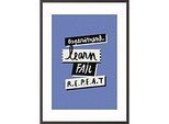 Paperflow Wandbild "Experiment learn fail repeat" 420 x 594 mm