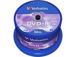 Verbatim DVD+R Spindle 16x 4.7 GB 50 Stück