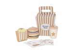 Spiel-Lebensmittel BURGER MEAL aus Holz