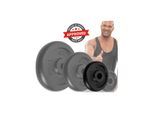 Miweba Sports Hantelscheiben HSG25, 4x 2,5 kg Hantel-Gewichte, passend für Ø 30mm, Set, Gusseisen