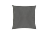 Sonnensegel WINDHAGER "Sonnensegel Dreieck 5m, anthrazit", silber (silberfarben), Sonnensegel, B/T: 500cm x 500cm, Polyester, Sonnensegel, B:500cm T:500cm