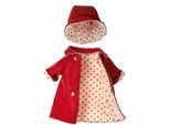 Maileg Regenmantel mit Hut Teddy-Mama, rot, 13 cm