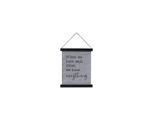 Chic Antique Leinwand Love mit Text zum Aufhängen, H29/L24/B1 cm, schwarz