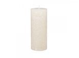 Chic Antique Macon rustikale Stumpenkerze, H25/D10 cm creme