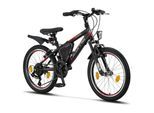 Licorne Bike Guide Premium Mountainbike in 20, 24 und 26 Zoll - Fahrrad für Mädchen, Jungen, Herren und Damen - Shimano 21 Gang-Schaltung, Kinderfahrrad, Kinder