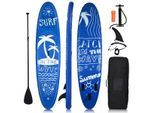 305 x 76 x 16 cm Aufblasbares SUP Board, mit Paddel