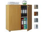 VCM Aktenschrank mit Drehtüren Lona 2 Fächer