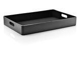 Tablett EVA SOLO "Eva Solo Serviertablett black", schwarz, B:50cm H:7cm T:34cm, Kunststoff, Tabletts, Tablett