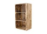 Holz Zollhaus Regal »Vintage geflammt 40 x 75 cm«