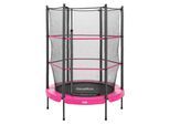 Salta Junior Trampoline für In- und Outdoor - rund - Ø140cm - Schutzrand Pink