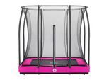 Salta Trampoline - Comfort Edition Ground- rechteckig - 214 x 153cm - Schutzrand Pink