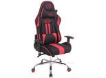 CLP Gaming Bürostuhl Limit XM Mit Stoffbezug I Gamingstuhl mit Fußablage I Höhenverstellbar I Computerstuhl Mit Massagefunktion