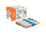 Peach O4650-87 5 Toner XL (2*bk, c/m/y) ersetzt OKI 46508712*2, 46508711, 46508710, 46508709 für z.B. OKI MC 363 DN, OKI C 332 DN, OKI MC 363 N (wiederaufbereitet)
