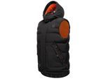 STONE HARBOUR Sportliche Herren Steppweste Outdoorweste mit abnehmbarer Kapuze Egoor
