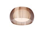 BRILLIANT Lampe Relax Deckenleuchte 50cm bronze/chrom 2x A60, E27, 30W, g.f. Normallampen n. ent. Für LED-Leuchtmittel geeignet Dimmbar bei Verwendung geeigneter Leuchtmittel