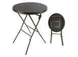 VCM Klapptisch Stehtisch Partytisch Gartentisch klappbar Bistrotisch Bartisch 110 cm rund Ø 80 cm
